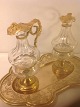 Gilded French 
flacon sets.
Consisting of 
two crystal 
flaconer 
wherein the one 
of the grape 
...