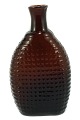 Kastrup, 
Denmark. 
Kastrup; A 
brown glass 
hipp flask. H. 
15 cm.