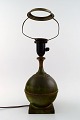 GAB (Guldsmedsaktiebolaget) Art deco table lamp, bronze. 
