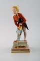 Royal Copenhagen Juliane Marie, porcelain figure in overglaze, in the form of 
The Sandman. No. 1129.