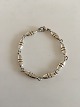 Georg Jensen 
Sterling Silver 
Bracelet No 
391. Measures 
19.5 cm / 7 
43/64 in. x 0.5 
cm / 0 13/64 
...