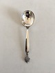 Georg Jensen 
Sterling Silver 
Acanthus 
Bouillon Spoon 
No 053. 
Measures 14.3 
cm / 5 5/8 in.