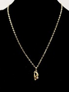 14 karat gold necklace and pendant sold