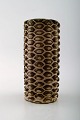 Axel Salto for Royal Copenhagen Stoneware vase modeled with buds in relief, 
decorated with sung glaze. Budding style.