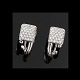 Georg Jensen 
18kt White Gold 
Earrings with 
pavé Diamonds 
1.40 ct. - 
Arctic Pavé.
Tegnet af ...