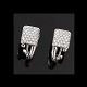 Georg Jensen 
18kt White Gold 
Earrings with 
pavé Diamonds 
1.40 ct. - 
Arctic Pavé.
Tegnet af ...