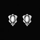 Georg Jensen. 
Ear Clips of 
the Year with 
Silverstone - 
Heritage 2015. 
Sterling 
Silver 925 ...