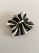 Georg Jensen 
Sterling Silver 
and 18K Gold 
Lene Munthe 
Brooch No 399. 
Measures 5 cm / 
1 31/32 in. ...