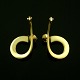 Georg Jensen / 
Hans Hansen. 
18k Gold 
earrings with 
diamonds #24457 
-
To brillant 
Cut Diamonds. 
...