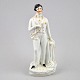 A Staffordshire 
model figure of 
a royal 
person.19th. 
cent.
H.: 30 cm.