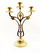 Art Nouveau Brass Candlestick sold