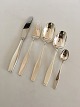 "Charlotte" Hans Hansen Sterling Silver Flatware Set for 12 People. 60 Pieces