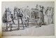 Kittendorff, 
Johan Adolph 
(1805 - 1902) 
Denmark: 
Traders 
(Copenhagen). 
Drawing on 
paper. 8 x ...