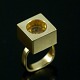 Ove Fogh 
Pedersen- 
Denmark. 14k 
Gold Ring with 
Rock Crystal - 
1960s
Designed and 
crafted by Ove 
...