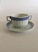 Royal Copenhagen Blue Fan Bouillon Cup with Saucer No. 11552 22 cl.