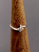 Jewels P 
Christensen 
Odense 14 karat 
white gold ring 
size 56 Ø 1,8 
cm. With 4 
zircons no. 
304537