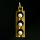 Arne Johansen - 
Denmark. 14k 
Gold Pendant 
with Pearls. 
1960s.
Designed and 
crafted by Arne 
...