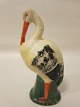 Money box, antique
The box is made of clay and has the shape of a 
stork, about 1800-tallet
H: 16cm
