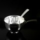 Georg Jensen 
Sterling Silver 
Sauce Boat with 
Ebony Handle 
and 
accompanying 
Spoon #785A - 
Harald ...