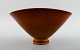 Berndt Friberg (1899-1981), Gustavsberg Studio hand.
Bowl, glaze in shades of brown.