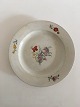 Antique Royal 
Copenhagen 
Plate with 
Flower 
Decoration from 
1790-1810. The 
porcelain is 
quite ...