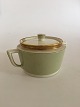 Royal 
Copenhagen 
Dagmar Sugar 
Bowl with Lid 
No. 9479. 
Measures 8 cm 
H. 12 cm dia. 
In nice 
condition.