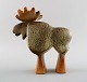Lisa Larson Gustavsberg moose in ceramics.
