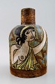 Mari Simmulson for Upsala-Ekeby ceramic vase. Nude woman in profile.