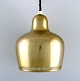 Alvar Aalto (1898-1976) Pendant of polished brass, "Gold bell".