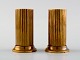 Tinos style art deco, a pair of salt and pepper shakers in bronze.
Denmark, 1940s.