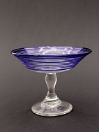 Sugar bowl with blue spiral sold