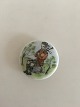 Royal 
Copenhagen 
Porcelain 
Button with 
Handpainted 
Motif of 
Musician. 3 cm 
dia