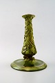 Rare Kähler, Denmark, glazed stoneware candlestick, approx. 1905.
Designed by Svend Hammershøi.