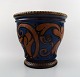 Kähler, Denmark, glazed large stoneware vase / flower pot. 1920s.
