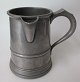 Pewter jug, 
Quart, 19th 
Century. 
England. With 
handle and 
spout. Stamped 
on edge and 
bottom. On ...