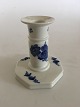 Royal 
Copenhagen 
"Blue Flower" 
Candlestick No. 
3303. 11 cm H 
(4 21/64").