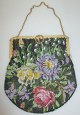 Bag, glass bead 
work, 20th 
century. With 
decoration in 
the form of 
roses. With 
bracelet and 
...