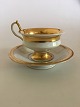 Royal 
Copenhagen 
Empire Cup and 
saucer from 
1820-1850.
In good 
condition with 
light gold ...