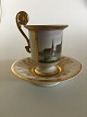 Royal 
Copenhagen 
Empire Lion Cup 
with motif of 
Frederiksborg 
Castle from 
1820-1850.
Measures ...