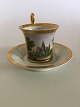 Royal 
Copenhagen 
Empire Cup with 
motif of 
Rosenborg from 
1820-1850.
Measures 9cm 3 
1/2" high ...