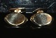 Gold Cufflinks 
8 Karat
The stamp: HS
Goldsmith: 
1948- Hermann 
Siersbøl
Length 24 ...