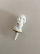Royal 
Copenhagen 
Antique Stopper 
in Bisque with 
motif of 
Greek/Roman 
head 1820-1850
Måler ...
