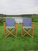 Director-chairs 
(Instruktørstole) 
with new and 
strong fabric
A professional 
upholsterer has 
...