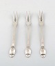 Evald Nielsen number 6, three forks in silver.
