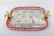 Murano, Italy, Art glass rectangular tray