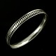 Hans Hansen - 
Denmark. Modern 
Sterling Silver 
Bangle. 1960s
Designed and 
made by Hans 
Hansen ...