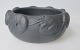 L. Hjorth bowl, 
761, black 
teraccotta, 
Bornholm, 
Denmark, 
approx. 1915. 
Decoration in 
the form ...