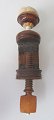 Danish sewing 
skrew, 19th 
century. Turned 
beech with 
repairs. With 
bone 
decorations. 
Length: ...