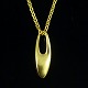 Georg Jensen 
18k Gold 
Pendant #1500 - 
Zephyr
Design by 
Regitze 
Overgaard.
Stamped with 
post ...