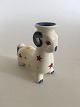Aluminia 
Earthenware 
Candlestick. 
10.3 cm H. Fits 
a small candle. 
In nice 
conidtion.